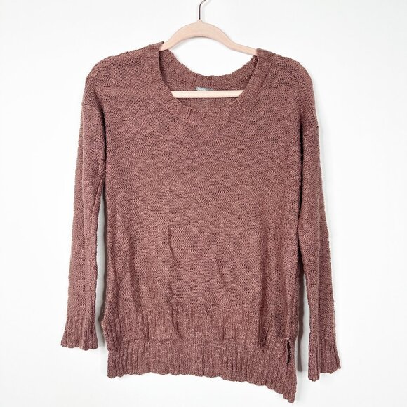 2/$30 Charlotte Russe Pullover Crew Neck Sweater Plum Small #A0208 TRB2 - Picture 3 of 7